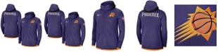 Nike Men's Purple Phoenix Suns 75th Anniversary Performance Showtime Hoodie Full-Zip Jacket